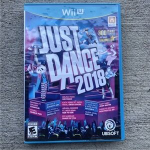 Nintendo Just Dance 2018 for Wii U - Blue Case
